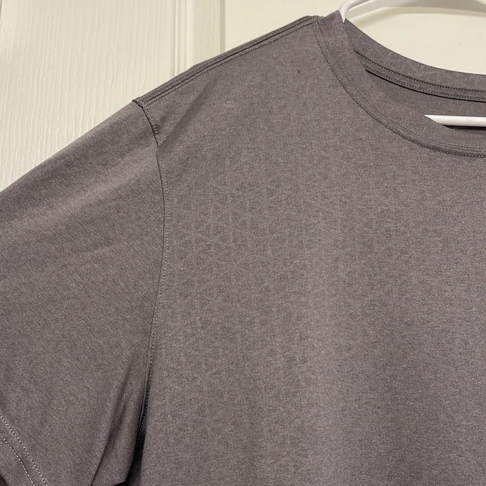 Men's Nike Dri-Fit Swoosh Iconic Charcoal Gray Pullover Shirt Size XL EUC #6429